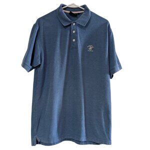 Beverly Hills Polo Club Men's Short Sleeve Polo Shirt, Blue, Size Medium